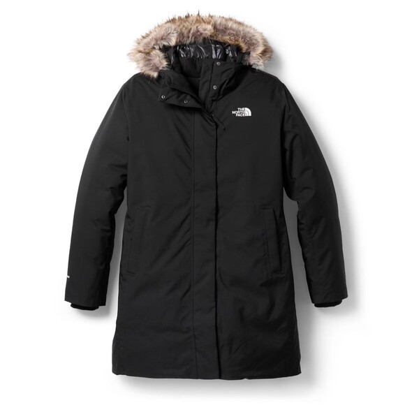 The North‎ Face Women's Plus Hooded Down Arctic Parka Black SZ 3X NWT - Picture 6 of 6